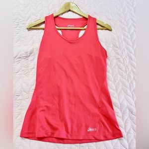 Coral pink Asics workout tank
